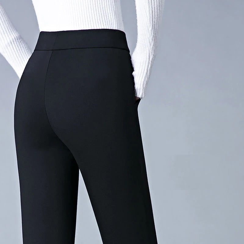 Celina- Stretch broek met hoge taille (1+1 GRATIS)