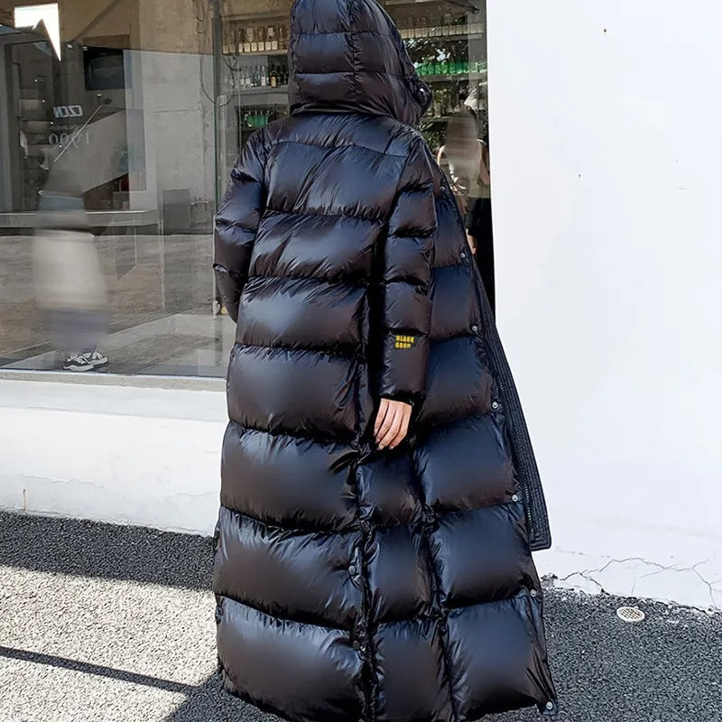 Phoebe - Lange donsjas puffer